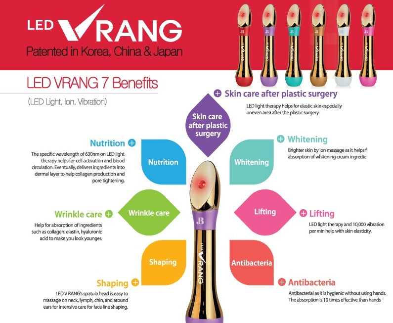 LED Vrang Korean Beauty Bar System Light Therapy