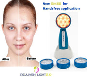 Rejuven Light 2.0 LED Light therapy w/ 4 Interchangeable heads