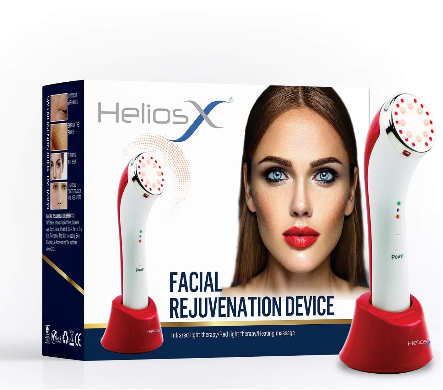 Helios X Facial Rejuvenation LED Infrared Light & Heat Therapy
