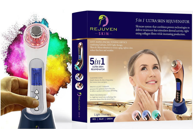 Rejuven Skin 5-in-1 Anti aging facial toning device